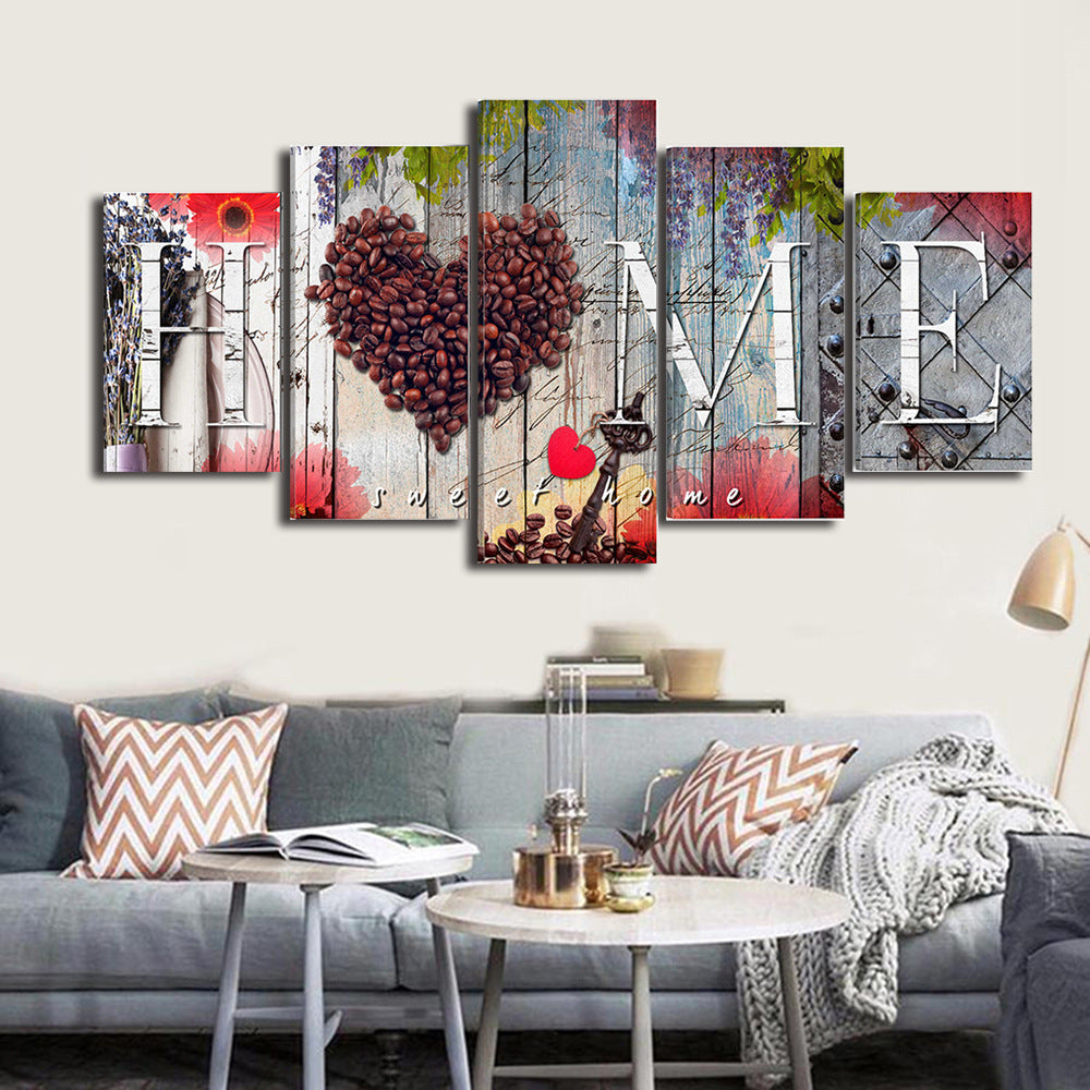 Panneau de décoration « Douce maison »