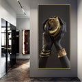 Peinture décorative femme africaine