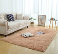 Tapis moelleux soyeux, décor moderne pour la maison, tapis à poils longs et shaggy