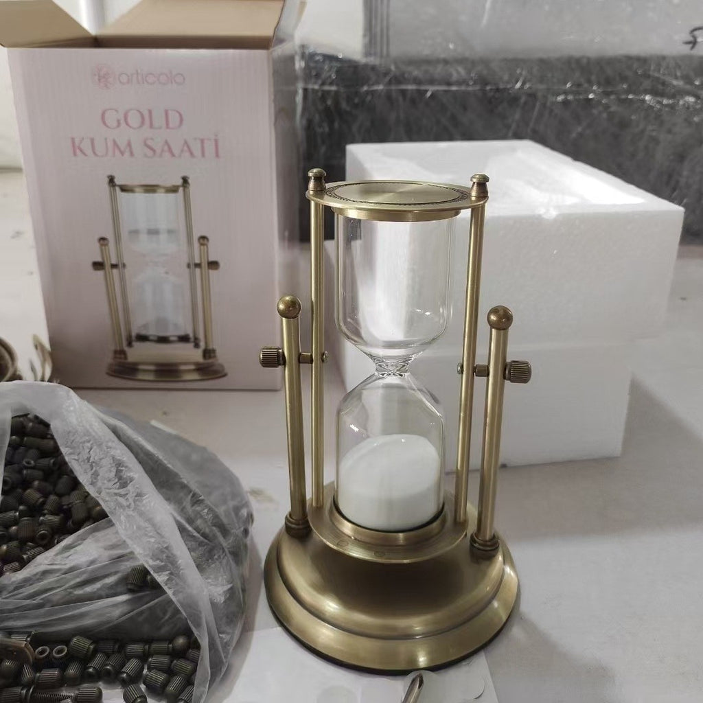 Temporizador Creativo de Reloj de Arena de Madera de 15 Minutos para Decoración de Escritorio y Sala de Estudio