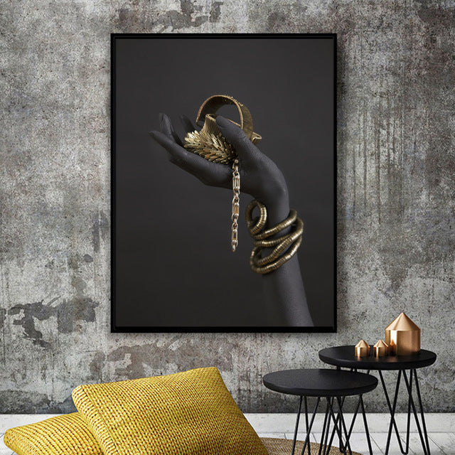 Peinture décorative femme africaine