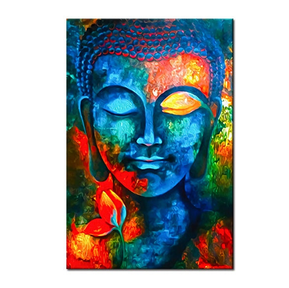 Tableaux sur toile mural Bouddha Dieu Peintures murales modernes sur toile Bouddha Images sur toile Affiches de bouddhisme Décoration murale