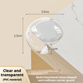Multi-functional anti-collision angle-transparent transparent color-4 pack
