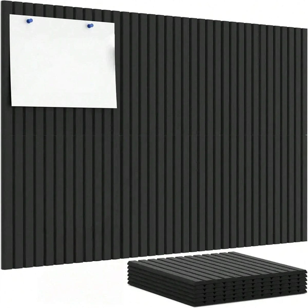 6pcs Office Large Cork Board Alternative Felt Wall Tiles Noise Reducing Felt Board Bulletin Board Pegboard Photo Memo For Home