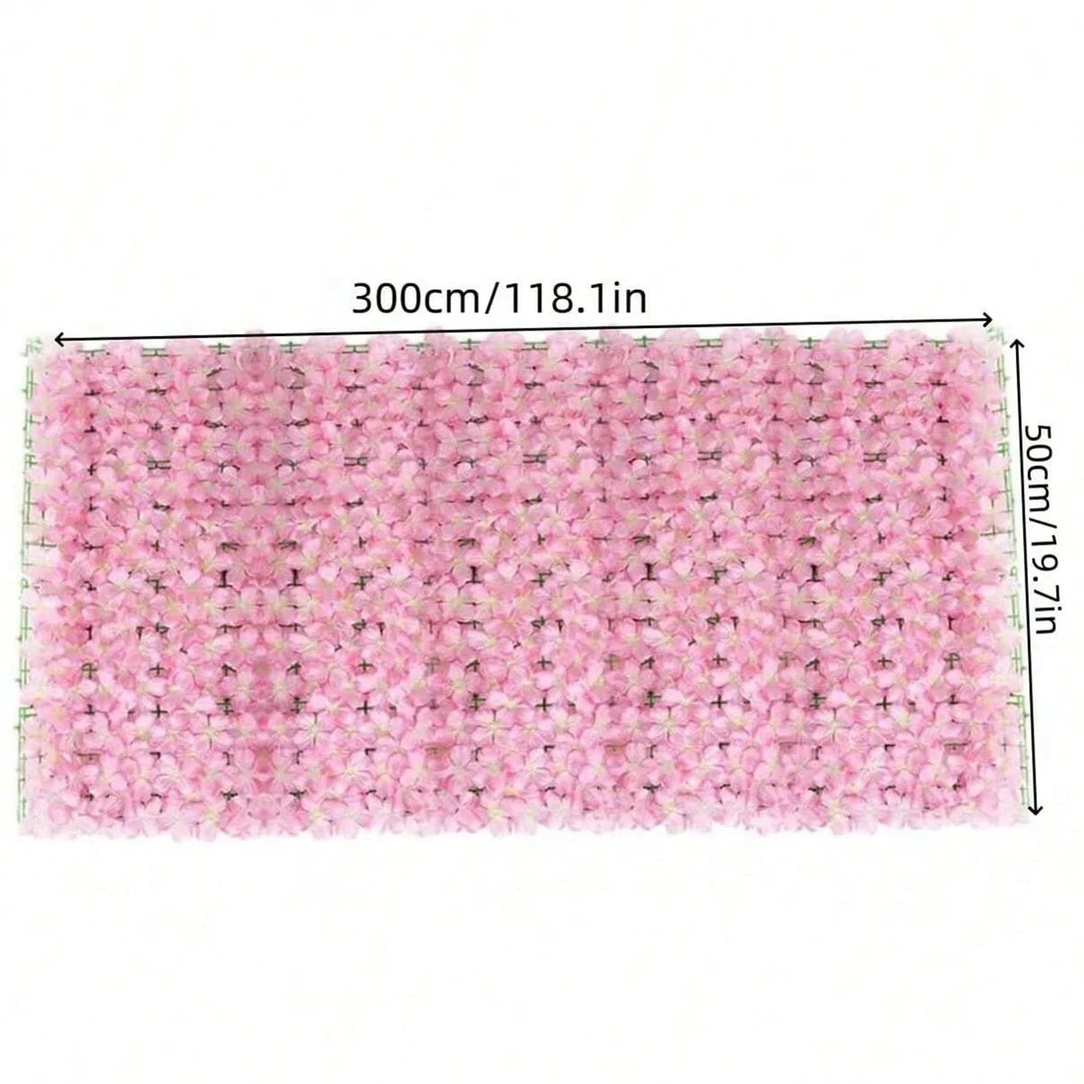 Expanding Artificial Fence Screening with Flowers Ivy Fence Screening Flower Fence Garden Wall Privacy Fence Wedding Decoration