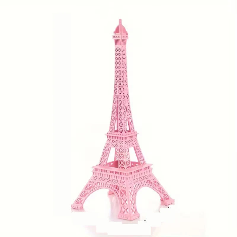 1pc Eiffel Tower Iron Model Art Pink Home Office Decor French-Inspired Gift for Valentine's Day Anniversaries Party Favor