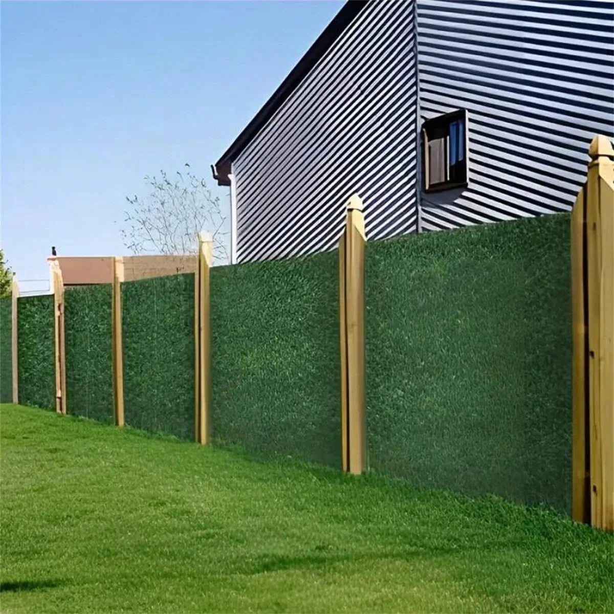 Artificial Ivy Privacy Fence Wall Screen UV Resistant Green Plastic Background for Patio Balcony Garden Backyard Indoor Outdoor