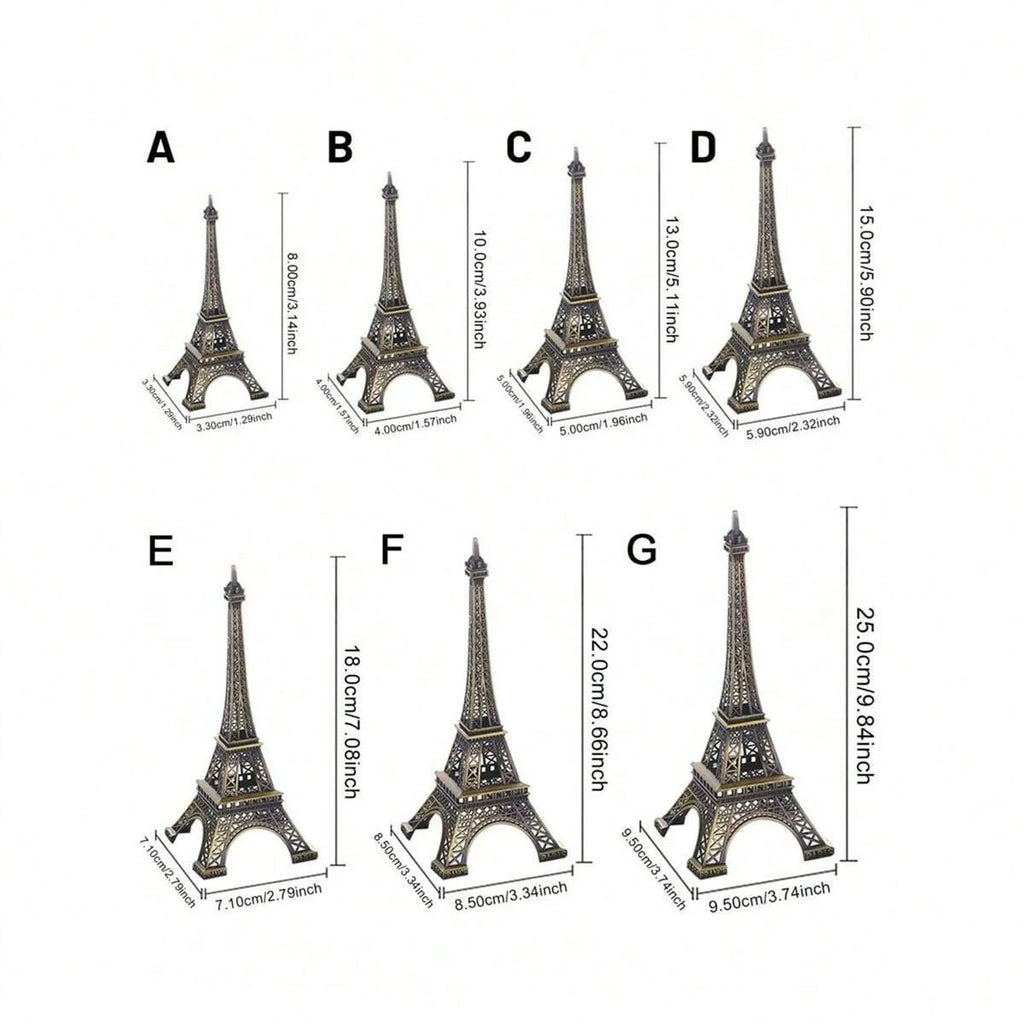 1pc Eiffel Tower Iron Model Art Pink Home Office Decor French-Inspired Gift for Valentine's Day Anniversaries Party Favor