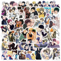 10/30/50pcs Autocollants Anime Yaoi BL Garçons Amour Dessins Animés Décalcomanies Skateboard Ordinateur Portable Guitare Valise Moto Autocollant Étanche Jouet