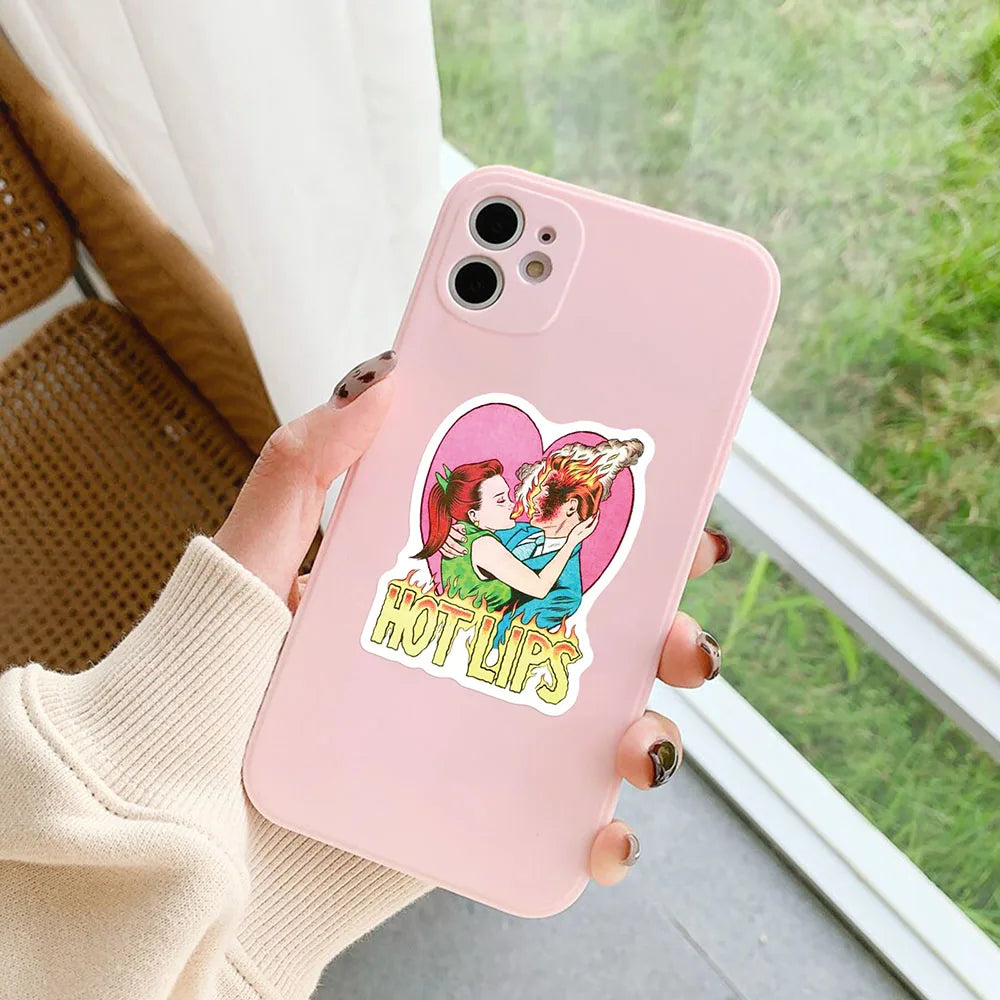 10/30/50pcs Autocollants Graffiti Rétro Série Horreur pour Skateboard Téléphone Vélo Voiture Valise Guitare Bagage Ordinateur Portable Autocollant Cool et Amusant