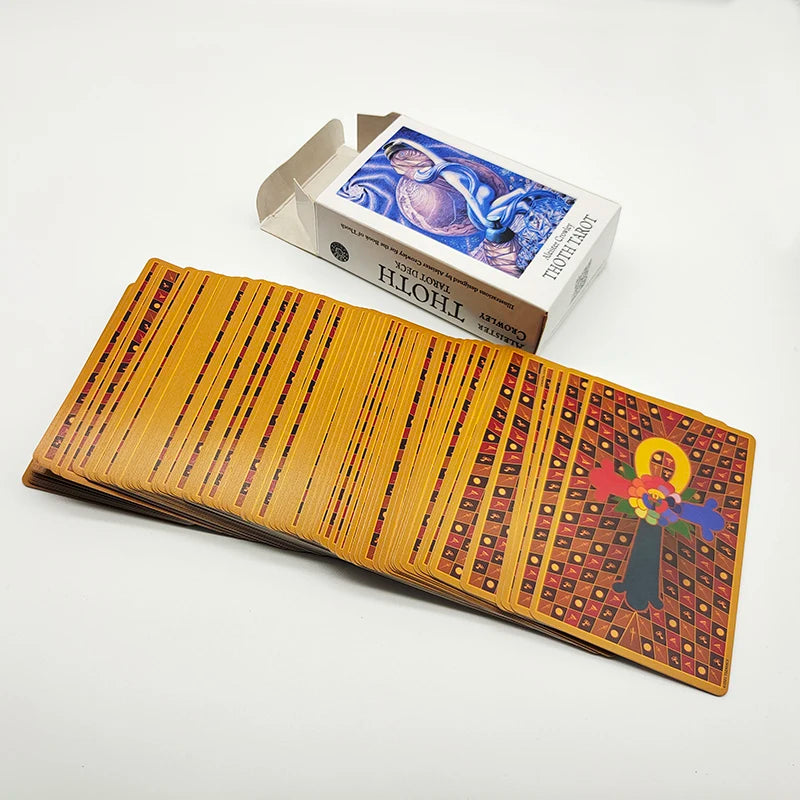 Nouvelle édition 80 cartes Crowley THOTH Tarot version mignonne incluant trois représentations des cartes du Magicien