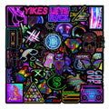 10/30/50/100PCS Autocollants Graffiti Néon Dessin Animé Esthétique Voiture Skateboard Ordinateur Portable Téléphone Vélo Cool Jouet Autocollant pour Enfants