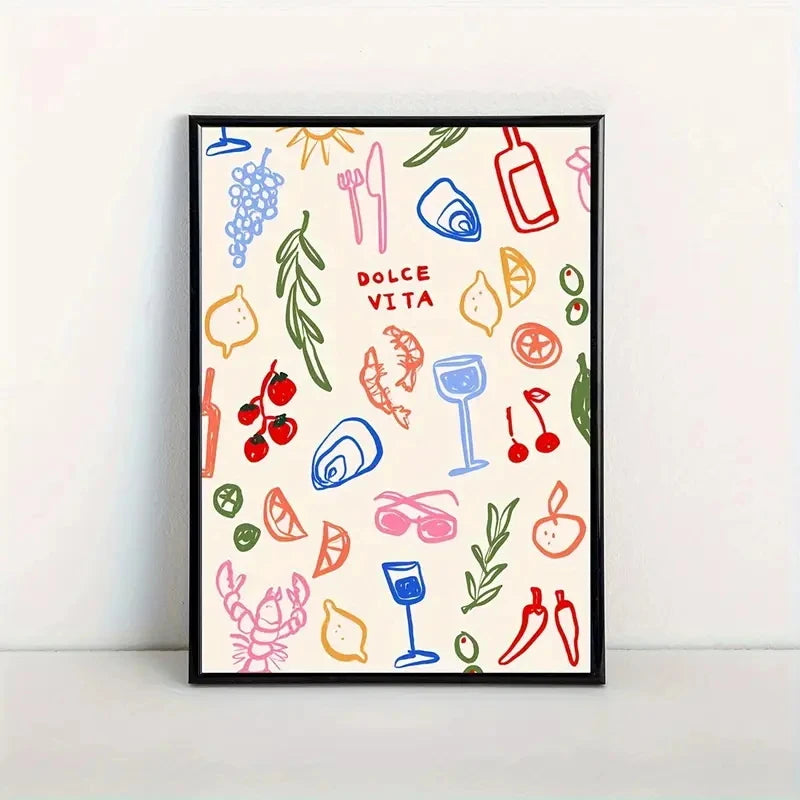 Colores Vibrantes Imágenes Vibrantes Impresiones de Arte de Pared Lienzo Pintura Póster Imagen Para Sala de Estar Dormitorio Habitación de Niños Decoración del Hogar