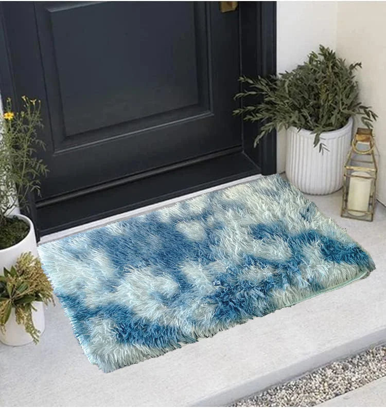 VIKAMA 40*60 Felpudo Alfombrilla de Bienvenida Alfombra Suave para Sala de Estar Alfombra para Dormitorio Suave Alfombrilla Cálida de Invierno Alfombra de Habitación Decoración del Hogar