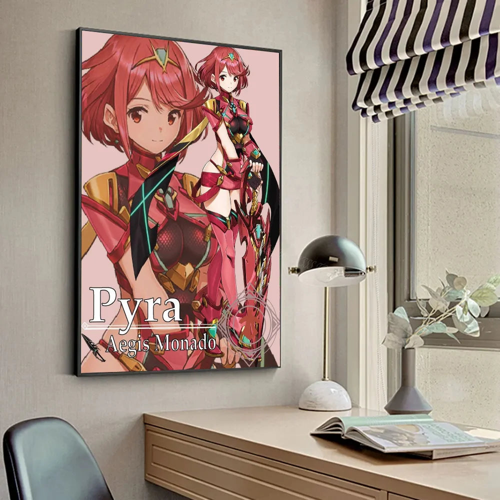X-Póster de Xenoblade Chronicles 2 Pósteres HD Decoración para Hogar, Habitación, Bar, Cafetería Cuadro de Arte de Pared