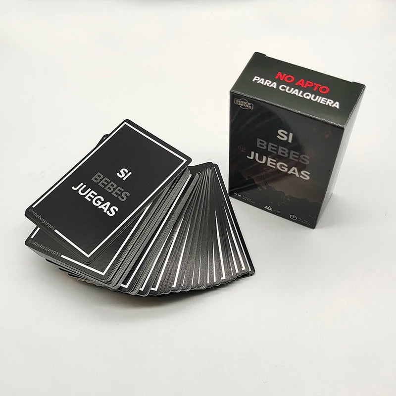 Si Bebes Juegas Drinking Cards Set in Spanish language Adult Party Game for Fun