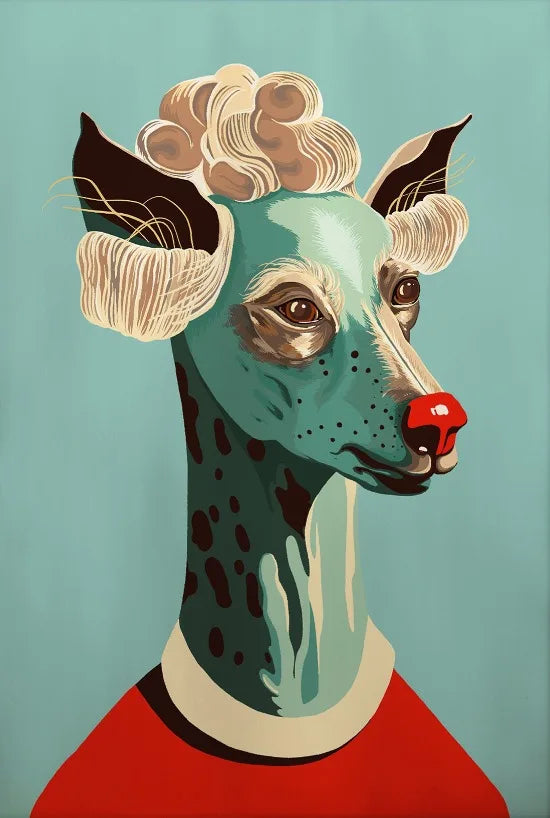 Póster divertido vintage de gatos y perros, arte de pared retro de moda, lienzo impreso, póster divertido de gatos retro, decoración de pared funky