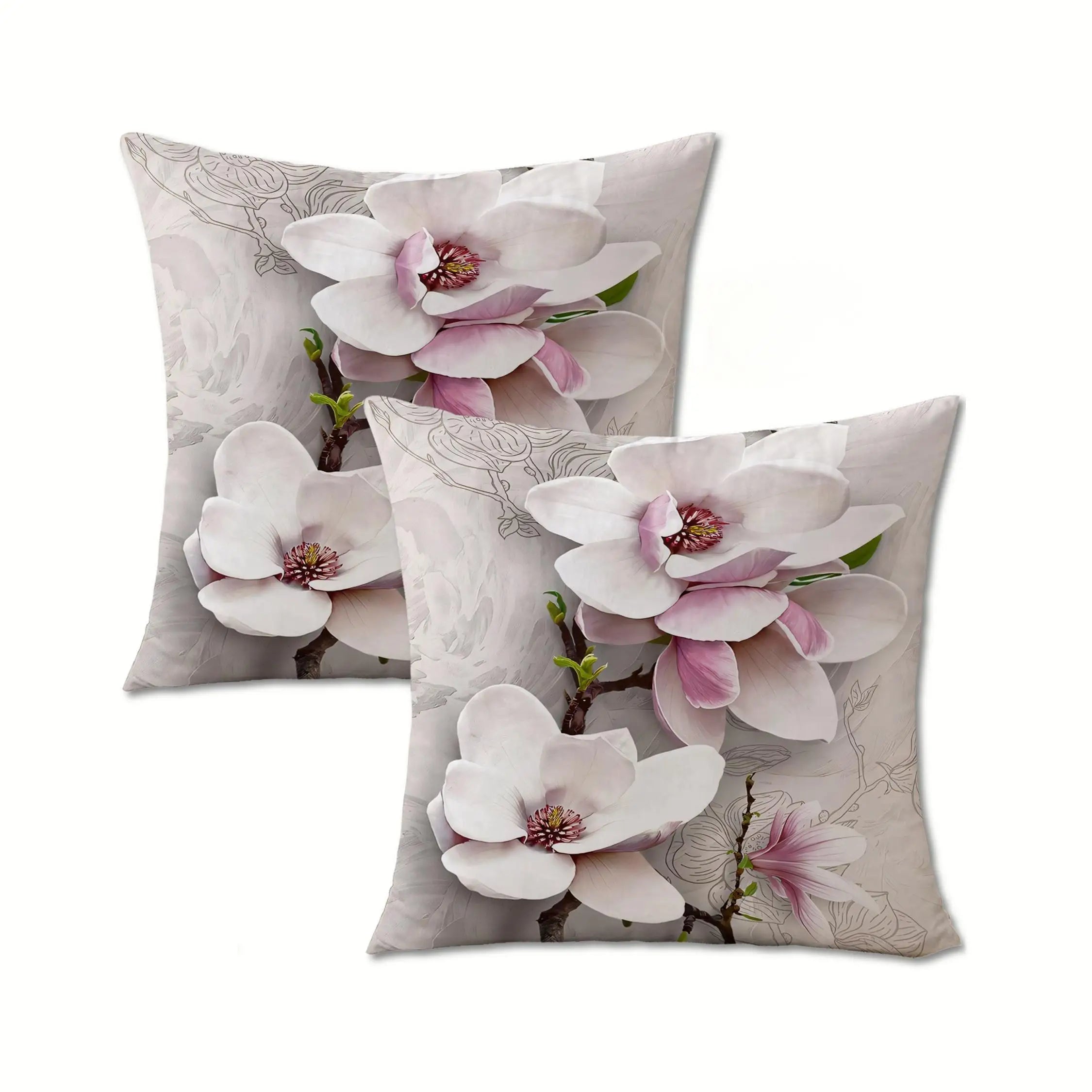 La funda de almohada con estampado floral moderno de VIKAMA es duradera y sirve como funda de cojín decorativa tanto para el hogar como para el dormitorio.