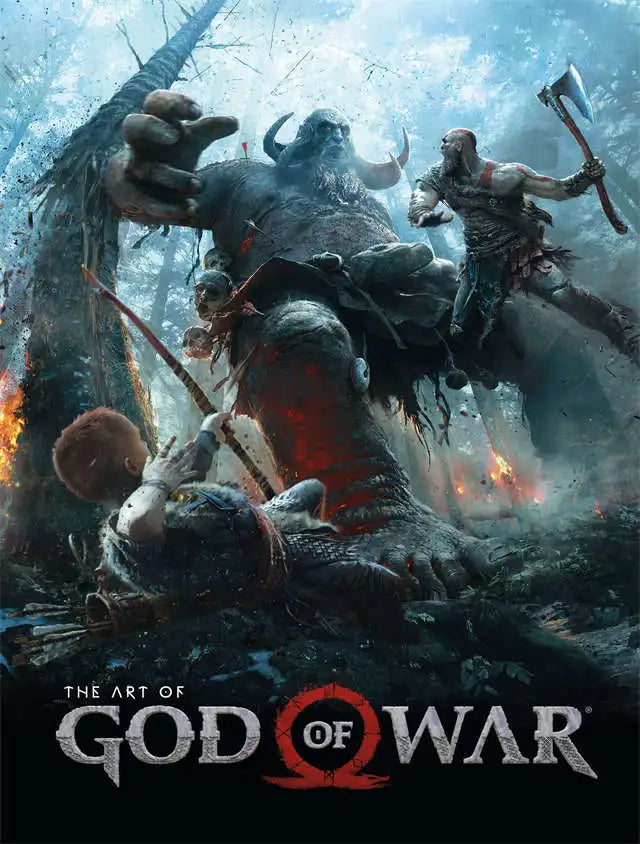 God of War Ragnarok 2022 Poster - Kratos Themed Wall Art for Gaming Room Decor