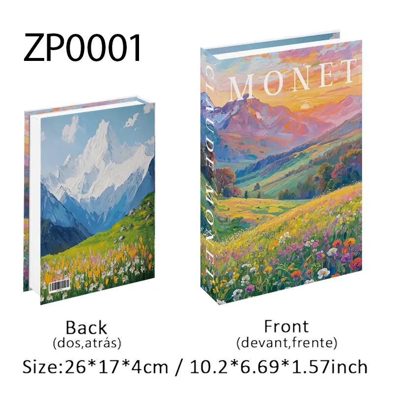 Abstract Bauhaus Luxury Decorative Books Boho Fake Book Storage Box Home Decor Coffee Table Shlef Bedroom Living Room Decoration