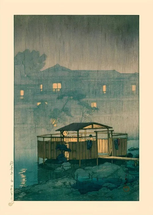 Ukiyo E Carteles Japoneses Vintage Antiguo Paisaje Japonés Bellas Artes Decoración Galería Ukiyo Impresiones Estéticas Pintura en Lienzo