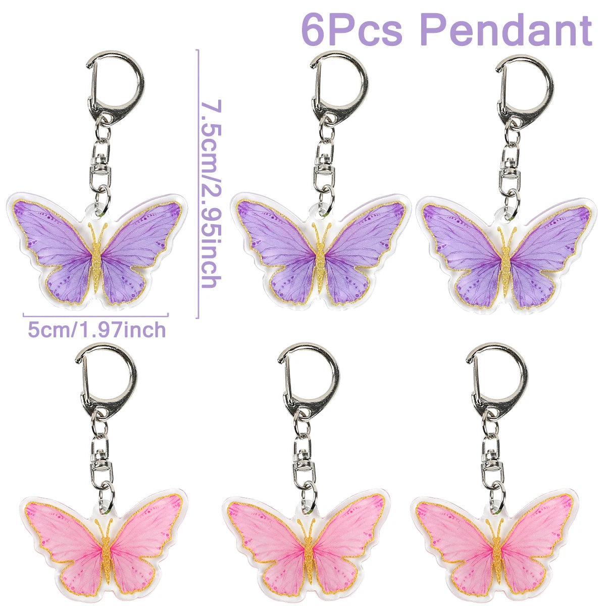 5pcs Jungle Animal Keychains Safari Animal Keychains Lion Giraffe Elephant Key Chains Animal Theme Decor for Baby Shower Party