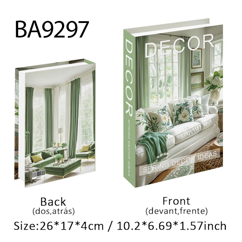 Luxury Fake Book Decorative Books Boho Matisse Storage Box Home Decor Coffee Table Shelf Ornament Japanese Interior Decoration