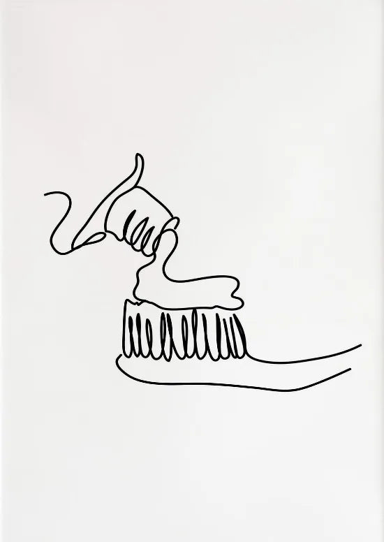 Dental Appliances for Dental Health Minimalist Teeth Dentistry Decor Canvas Painting Wall Picture Dental Hospital Wall Art Decor