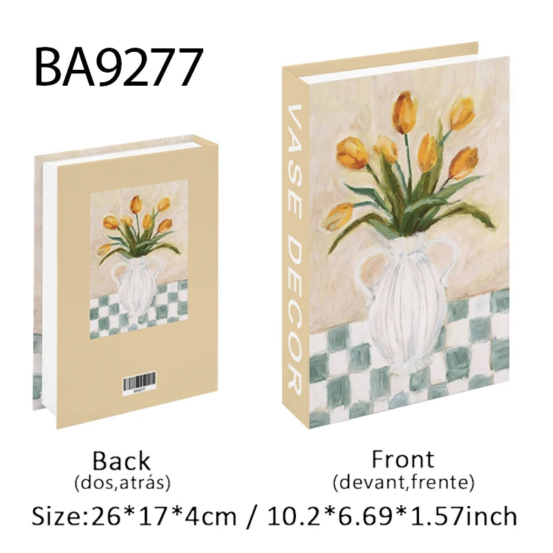Bauhaus Boho Monet Luxe Decorative Books Book Decoration Fake Books Decor Storage Box Coffee Table Shlef Interior Room Ornaments