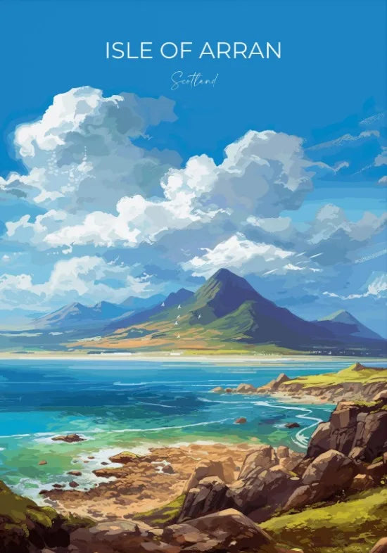 Escocia Tierras Altas St Andrews Edimburgo Glencoe Póster de Viaje Escocia Paisaje Estético Decoración de Pared Impresiones en Lienzo Regalo de Viaje