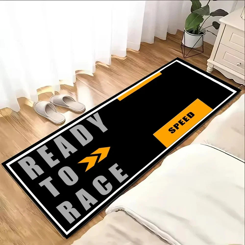 Alfombra de Estacionamiento de Motocicletas VIKAMA, Suave y Antideslizante, Manta para Cabecera de Dormitorio, Área de Exhibición, Alfombra Decorativa, Decoración del Hogar
