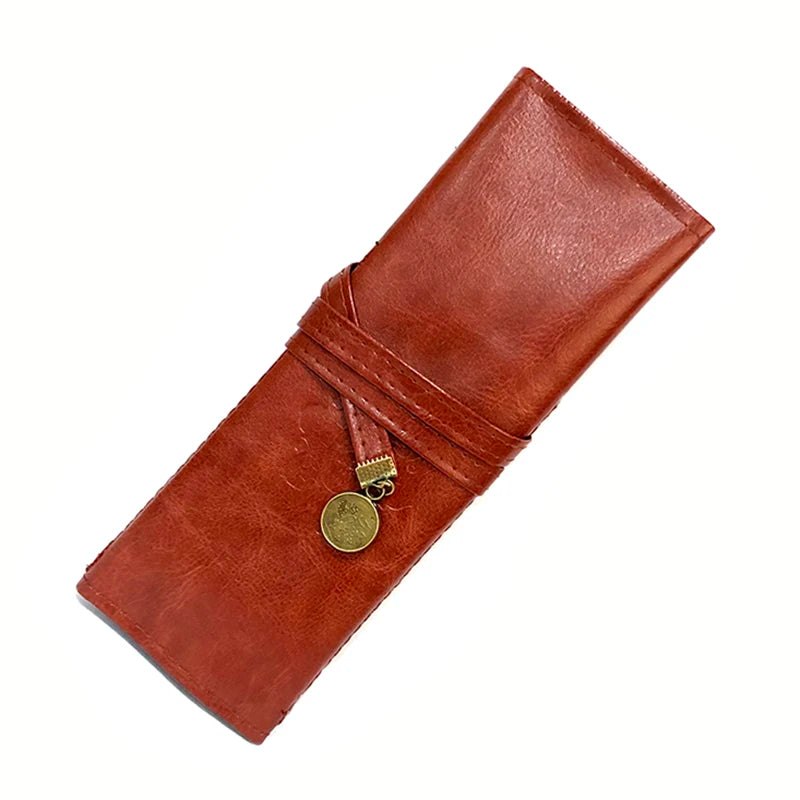 1 Étui à Crayons Rétro Vintage en Cuir, Trousse de Maquillage Twilight Saga pour Femmes, Cadeaux, Papeterie, Pinceaux