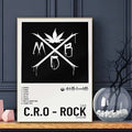 Chanteur C.R.O Poster Art HD Mural Adhésif Imperméable Décoration Maison Salon Bar