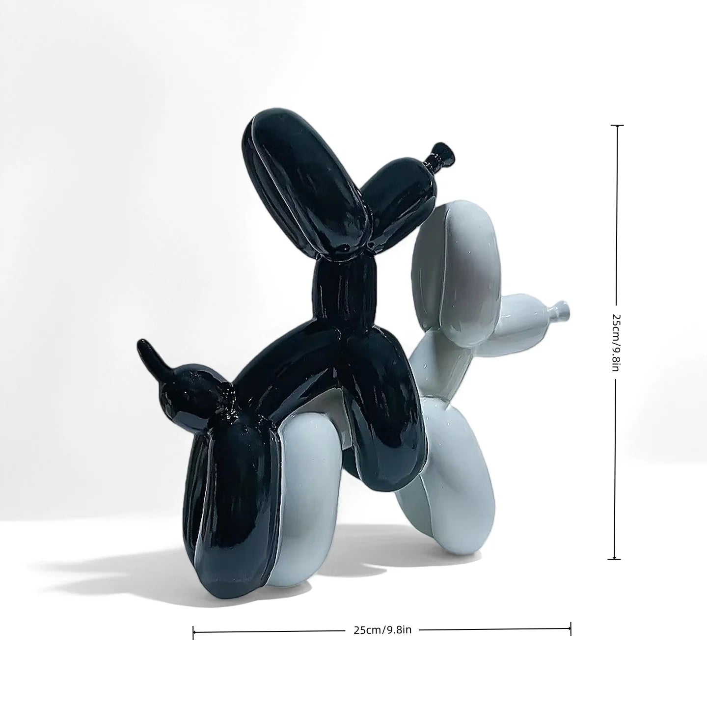 Modern Resin Balloon Dog Sculpture, Animal Craft, Home Decor, Dog Statue, Christmas Gift, Decor
