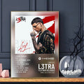 Affiche Murale Luar The L, Impression Artistique Adhésive, Imperméable, Décoration Esthétique pour Maison, Salon, Chambre, Bar