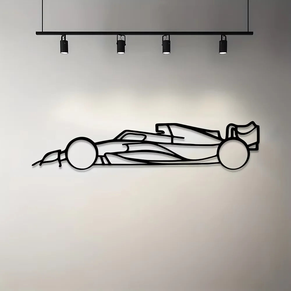 Línea metálica decorativa de borde caliente, diseñada específicamente para entusiastas apasionados del automovilismo que buscan crear exhibiciones murales