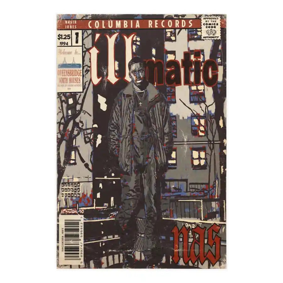 MF Doom Comic Poster Aesthetic Nas Michael Jackson Music Album Hip Hop Rapper Manga Vintage Canvas For Wall Art Mural Room Decor