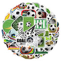 50/100PCS Pegatinas de Graffiti de Fútbol Balón Deportivo Impermeables Pegatinas Decorativas Pegatinas Creativas de Papelería de Fútbol