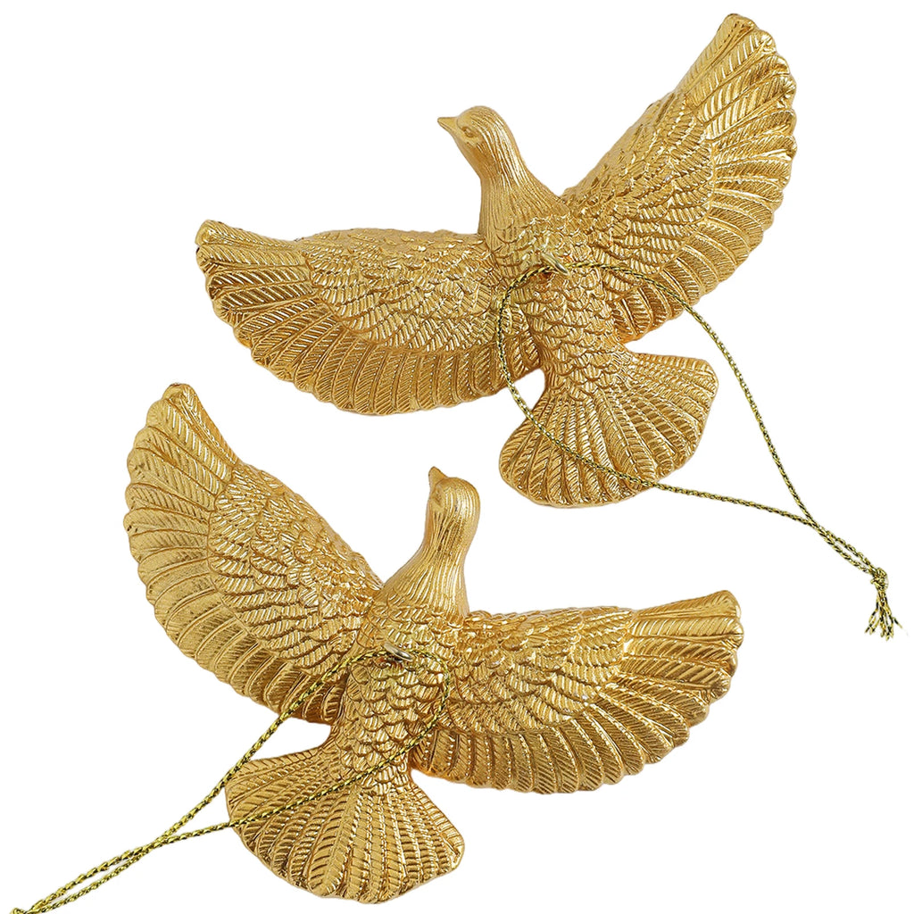 Style Colombe de l'amitié - Ornement de Noël en résine Maman, j'ai raté l'avion 2 Ornements de Noël colombes pour sapin de Noël - Meilleur cadeau pour quelqu'un de spécial