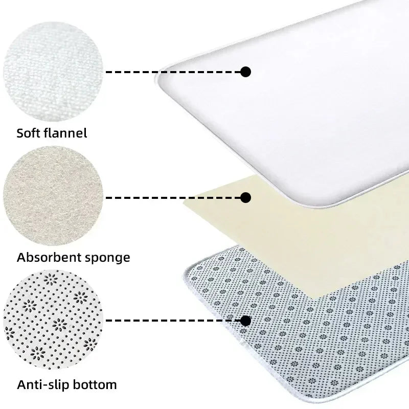 Tapis de sol VIKAMA en forme de cœur rose, long et doux, antidérapant, pour chambre à coucher, chevet, tapis de chemin de porche pour la décoration de la maison