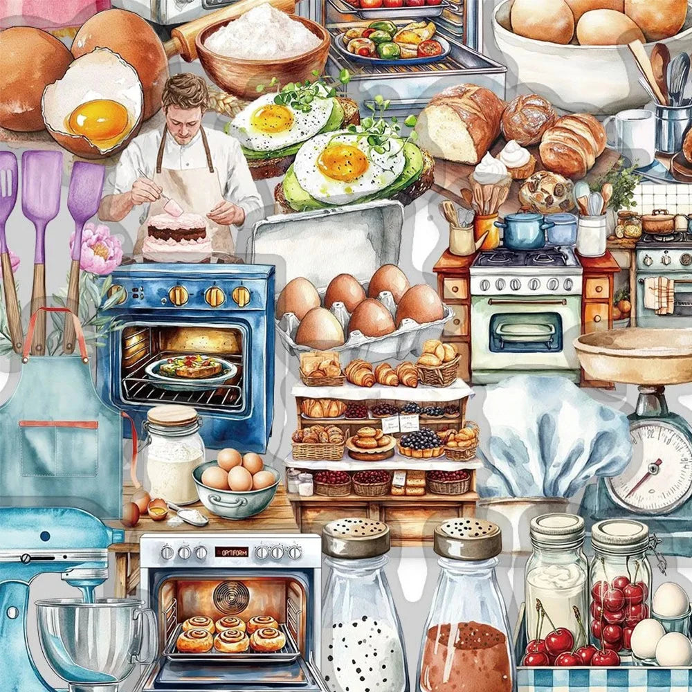 10/30/50 Pièces Autocollants Transparents de Dessins Animés pour la Pâtisserie, Esthétiques, Décalcomanies DIY pour Ordinateur Portable, Téléphone, Réfrigérateur, Agenda, Jouets pour Enfants