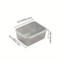 fiambrera de acero inoxidable con tapa sellada, fiambrera pequeña engrosada, caja de almacenamiento y envasado de alimentos para camping