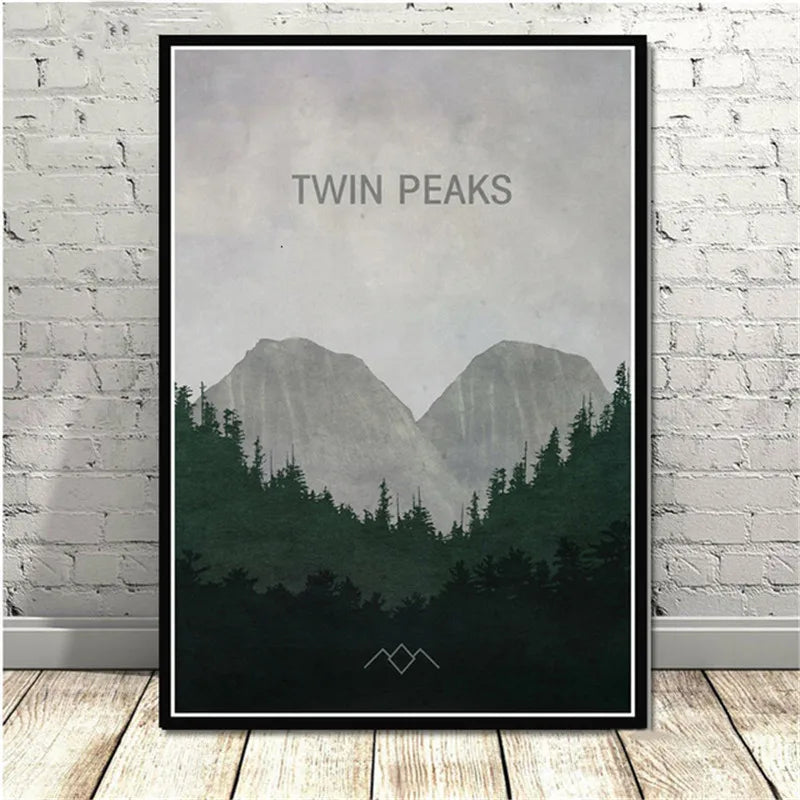 Serie de TV Twin Peaks, póster de anime de película clásica y grabados en lienzo, pintura artística, cuadros de pared para sala de estar, decoración del hogar