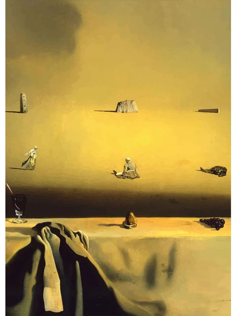 Surréalisme Œuvre d'Art Célèbre de Salvador Dalí Affiches et Impressions Toile Peinture Tableaux Muraux pour Salon Décoration Intérieure