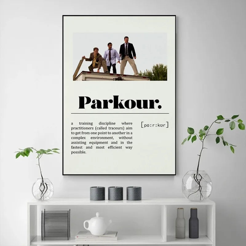 Minimalist Movie Poster Forrest Gump/The Office/About Time Poster Movie Poster Vintage Film Retro TV Series Art Print Home Decor