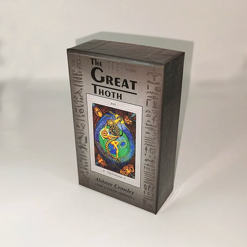 Luxury Aleister Crowley Large Version 80 Divination Oracle Cards The Great THOTH Tarot Deck