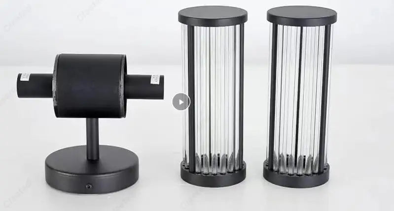 Lampe murale LED moderne créative et simple en cristal européen pour salon, bureau, chambre à coucher, chevet, éclairage décoratif