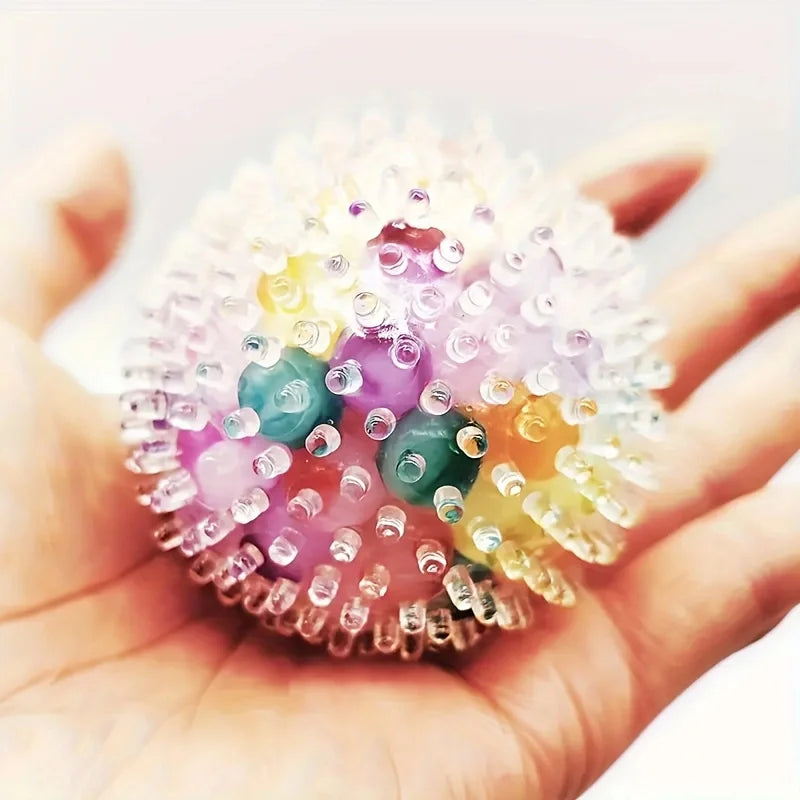 1Pc Squishy Colorful Water Bead Grape Balls Squeeze Toys for Kids Adult Soft Pinch Pop Fidget Toys Halloween Christmas Gifts