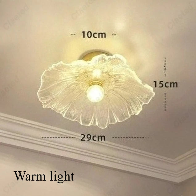 Modern Minimalist LED Flower Petal Ceiling Lamp Living Room Corridor Balcony Decorative Lighting E27