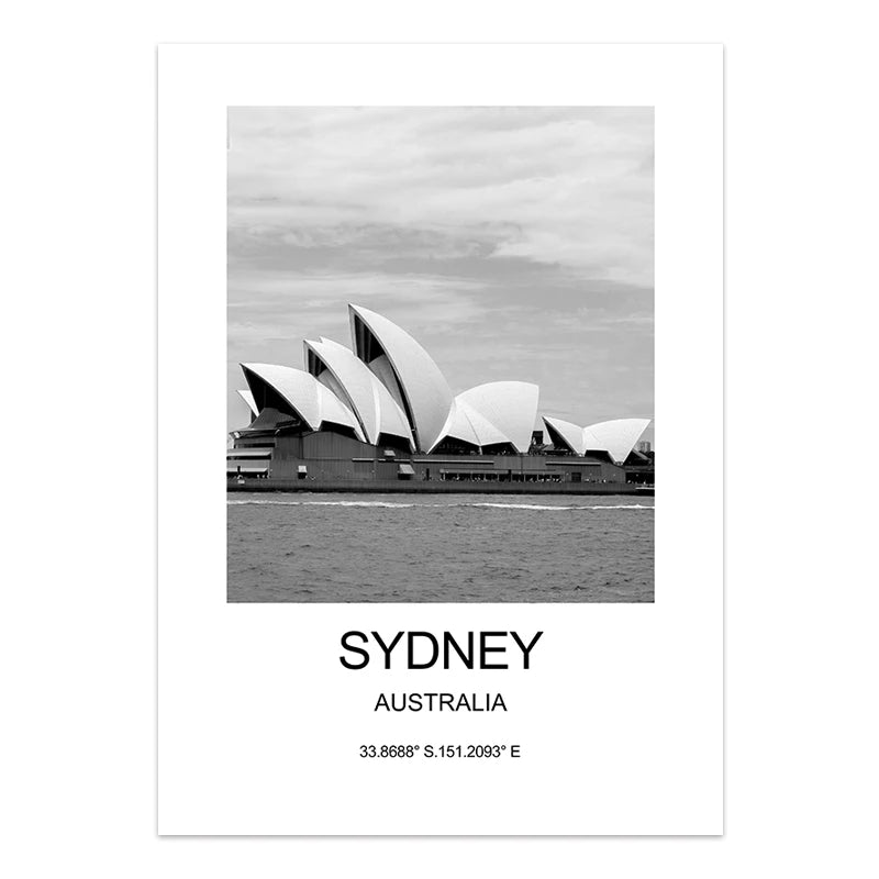 City Poster New York London Paris Wall Art for Livingroom Decoration Picture on The Wall Sheets for Paintings Canvas Home Decor